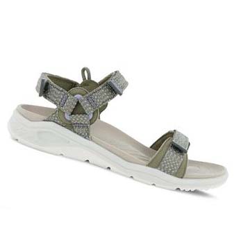 Women's Ecco X-trinsic 3s Waters Sandals Olive | USA 195MQZ